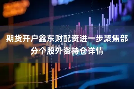 期货开户鑫东财配资进一步聚焦部分个股外资持仓详情